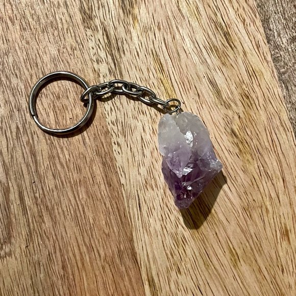 Amethyst Crystal Keychain - Picture 3 of 3